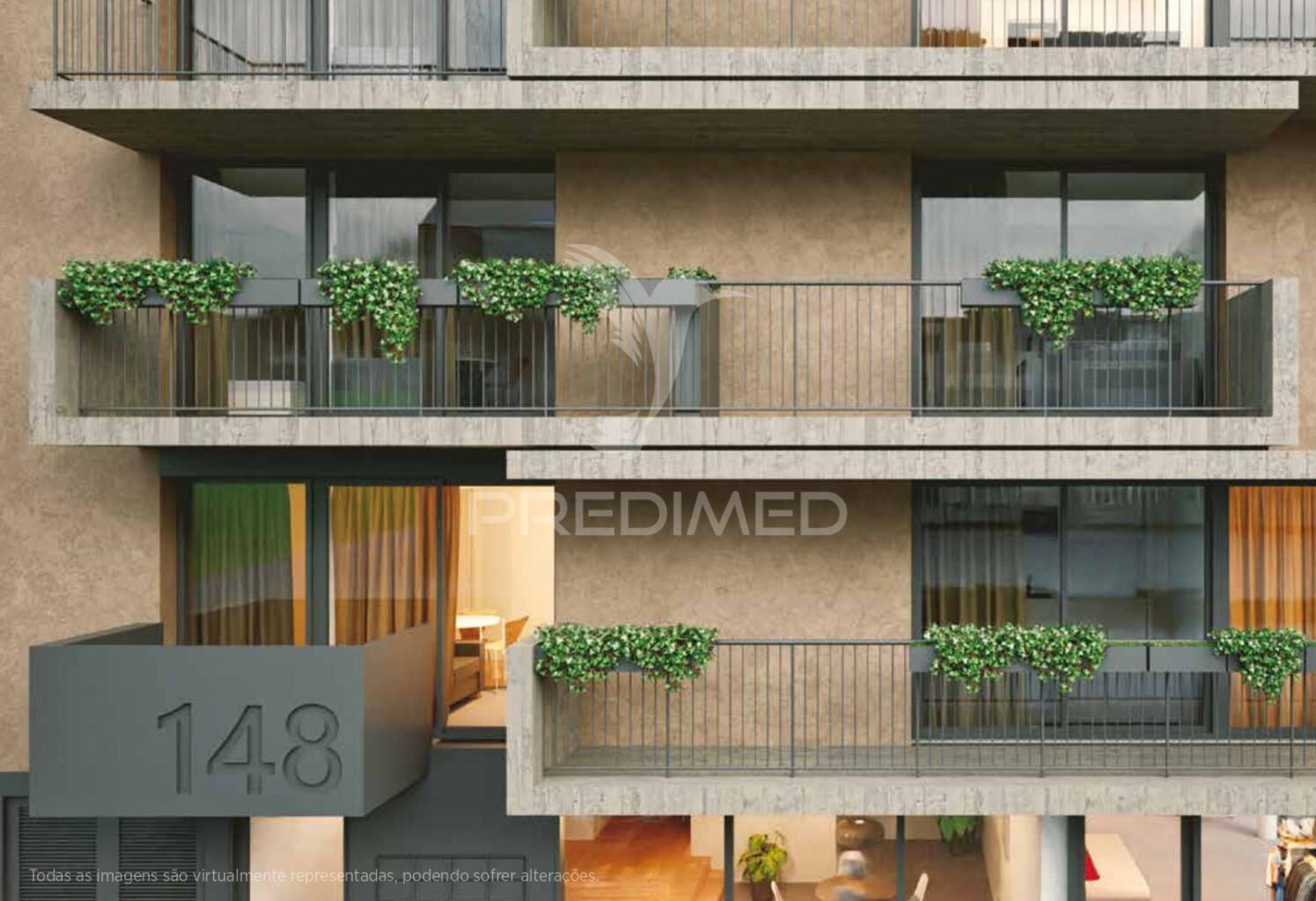 Apartamento t1 smart com varanda na senhora da hora, matosinhos