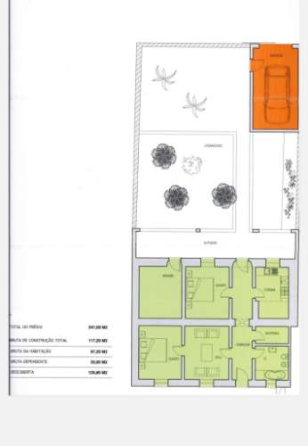 Moradia t2 + 1 em casével, castro verde