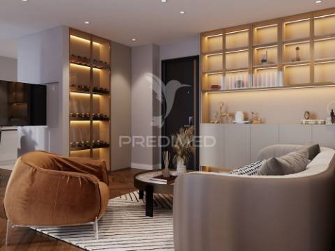 Apartamento t2 antas em construção com garagem e varanda