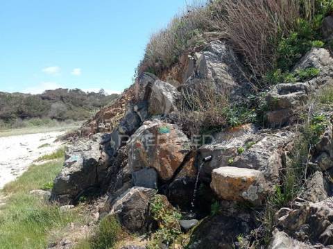 Herdade confinante com praia e linha mar