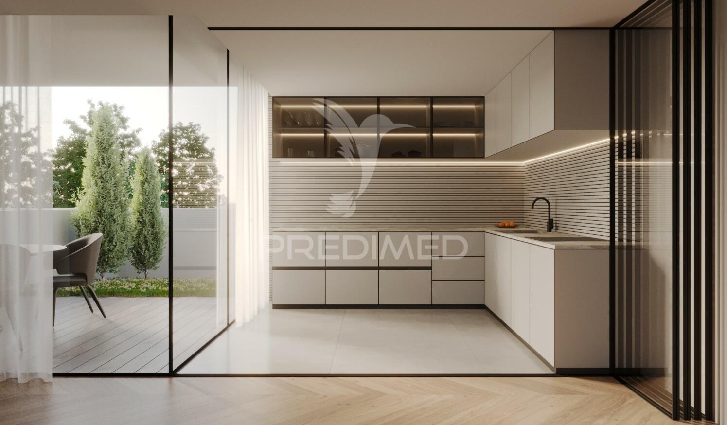 Moradia nova t4 de 3 frentes - condomínio fechado