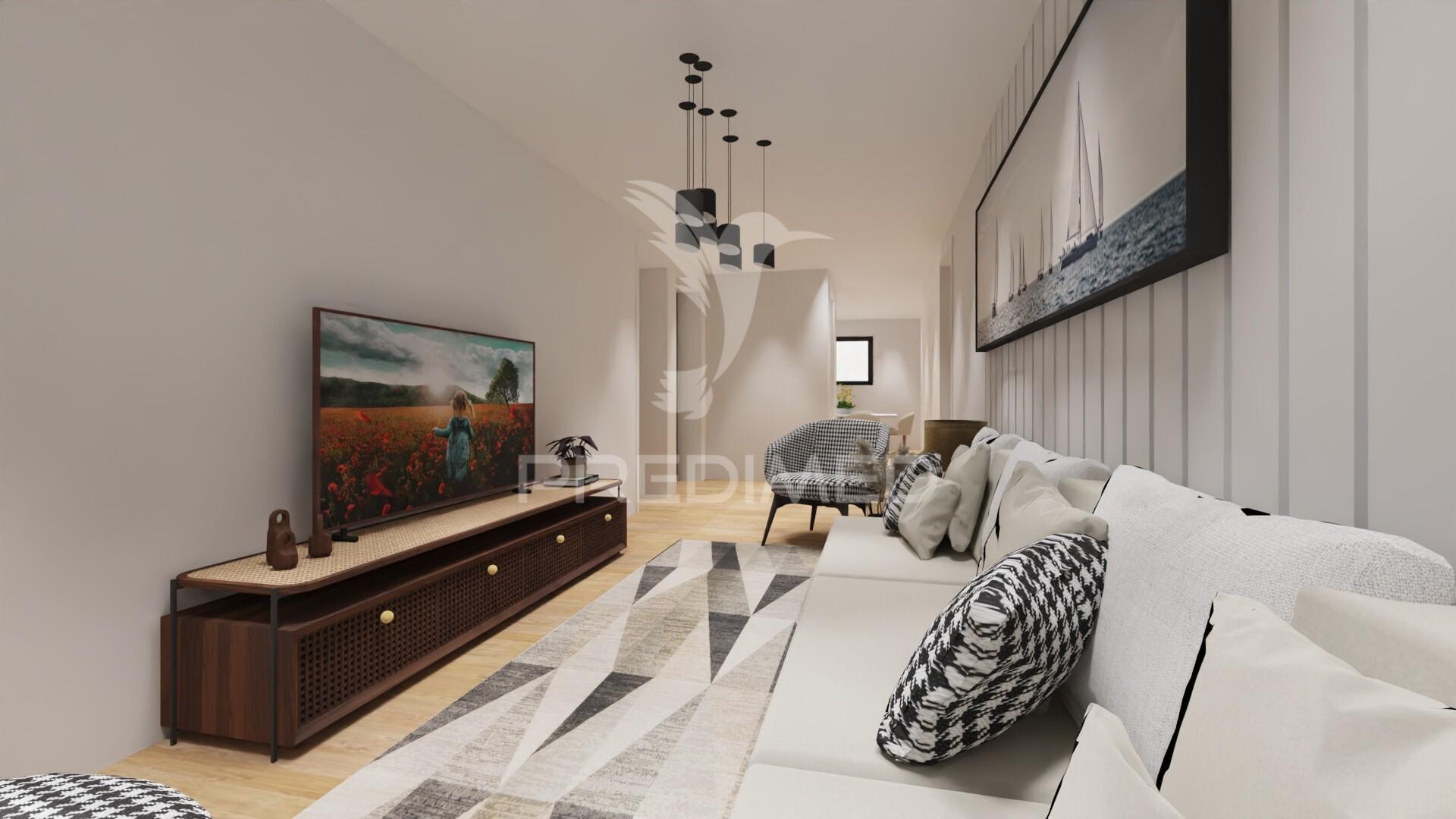 Apartamento t3 com terraço/jardim
