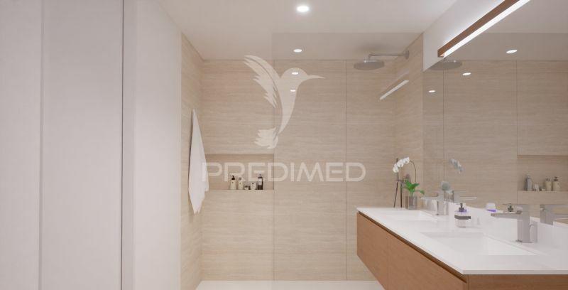 Apartamento t1 luxo com varanda e com acesso à piscina comum do prédio