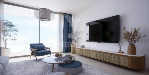 Apartamento t1 luxo com varanda e com acesso à piscina comum do prédio