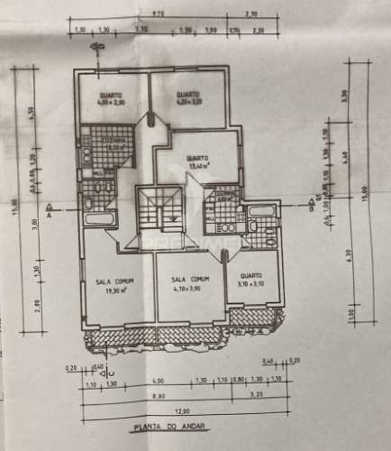 Andar moradia t2, varanda, box e jardim privado em guilhabreu