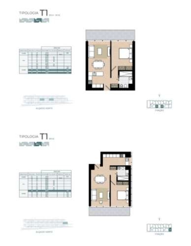 T2 com terraço (luxo)
