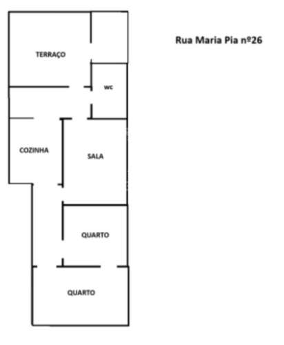 Apartamento t2 com logradouro