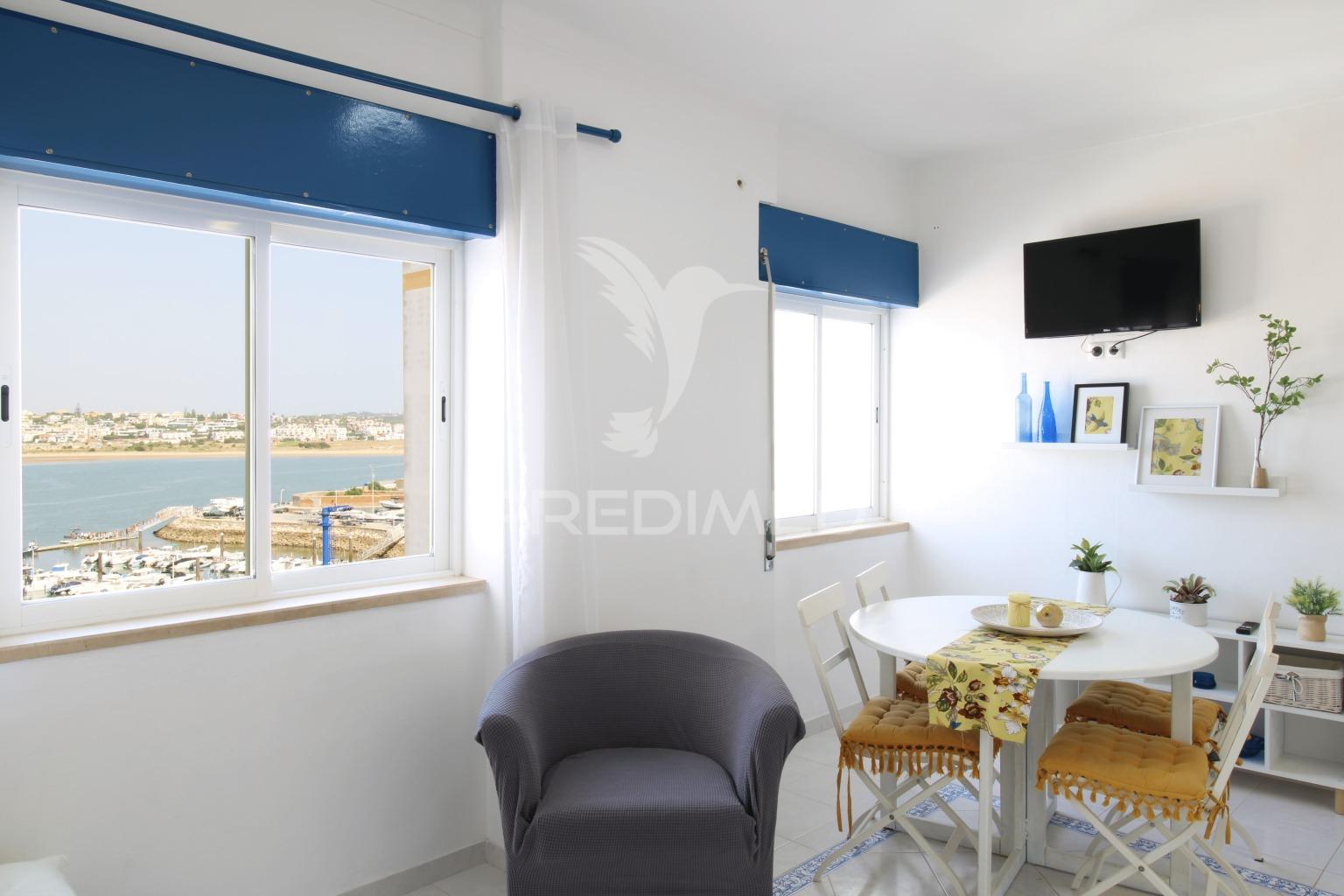 Lindo apartamento t1 vista rio perto da praia da rocha