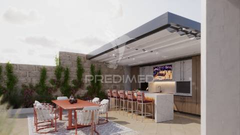 Exclusiva moradia de luxo t4 com piscina infinita e vista deslumbrante sobre o mar e o funchal