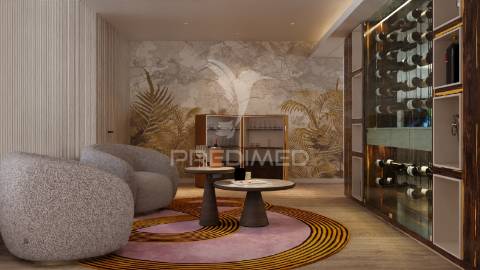 Exclusiva moradia de luxo t4 com piscina infinita e vista deslumbrante sobre o mar e o funchal