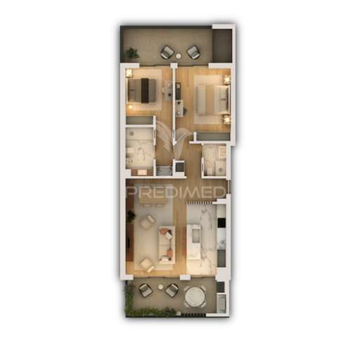 Apartamento t2, luxo, estacionamento, portimão