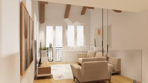 Apartamento t2 duplex no coração de viana