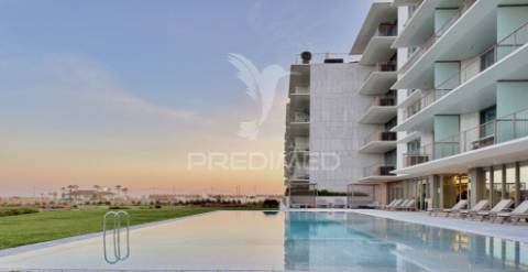 Apartamento t2 luxo, frente mar, bayline, armação de pêra