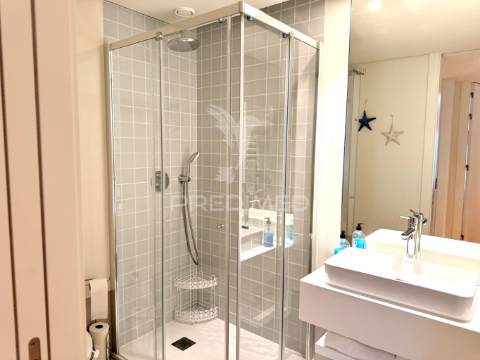 Apartamento t2 luxo, frente mar, bayline, armação de pêra