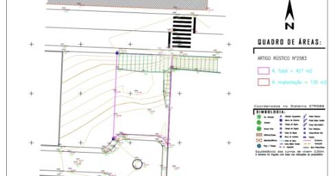 Lote de terreno para construção com projecto
