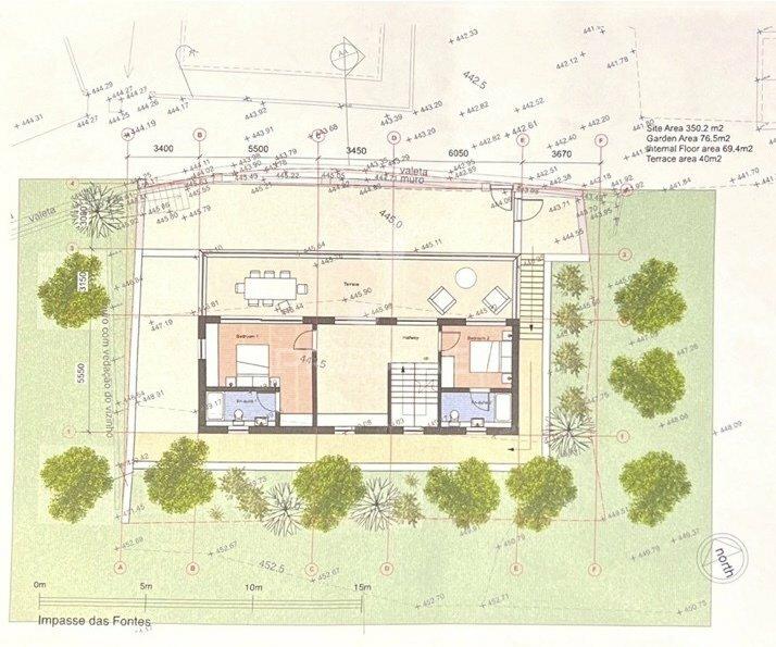 Terreno rústico, com capacidade construtiva - caniço - madeira
