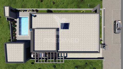 Moradia isolada t5, c/piscina e garagem, galeotas - azeitão