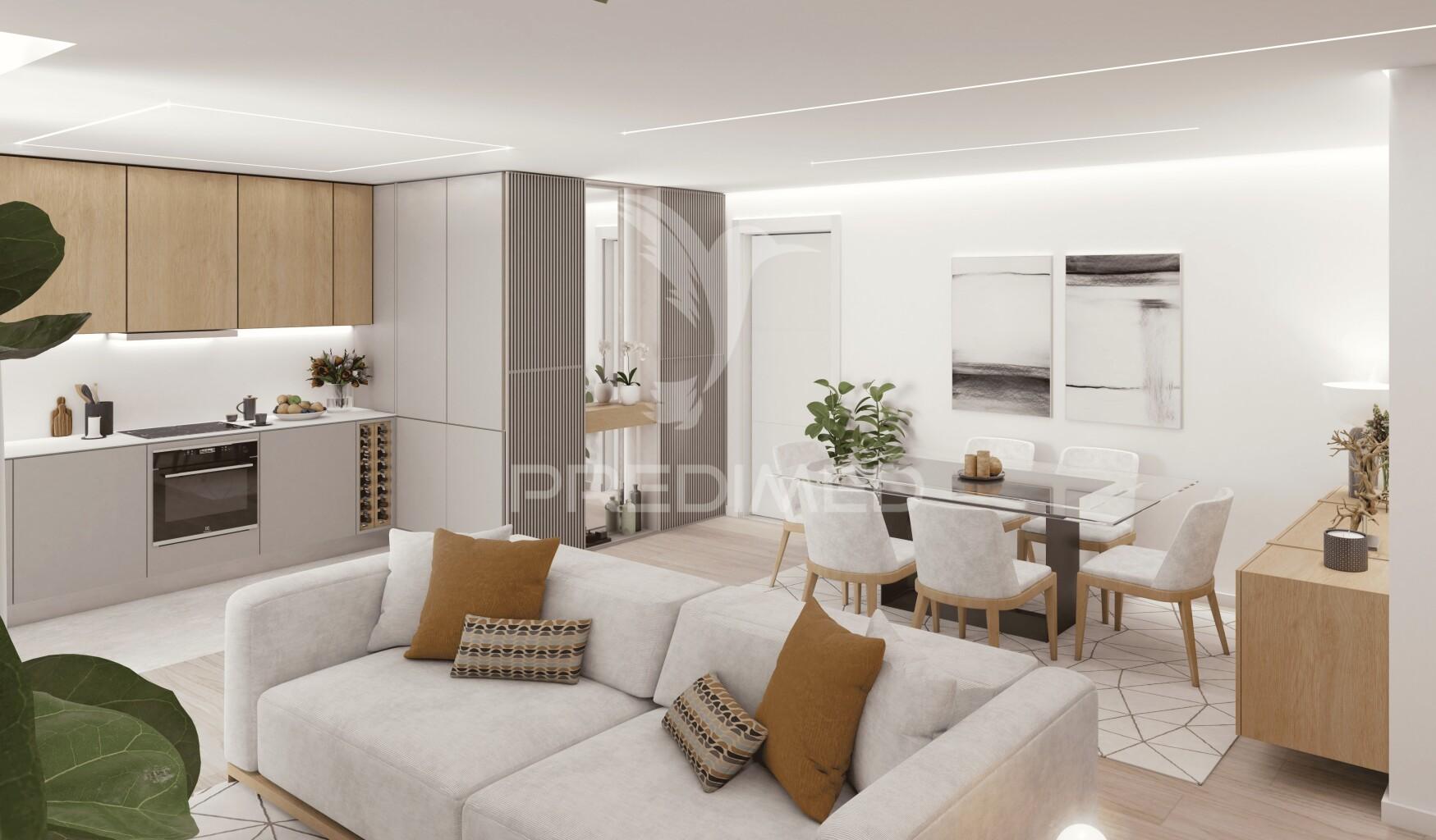 Apartamento t3 em construção no bonfim