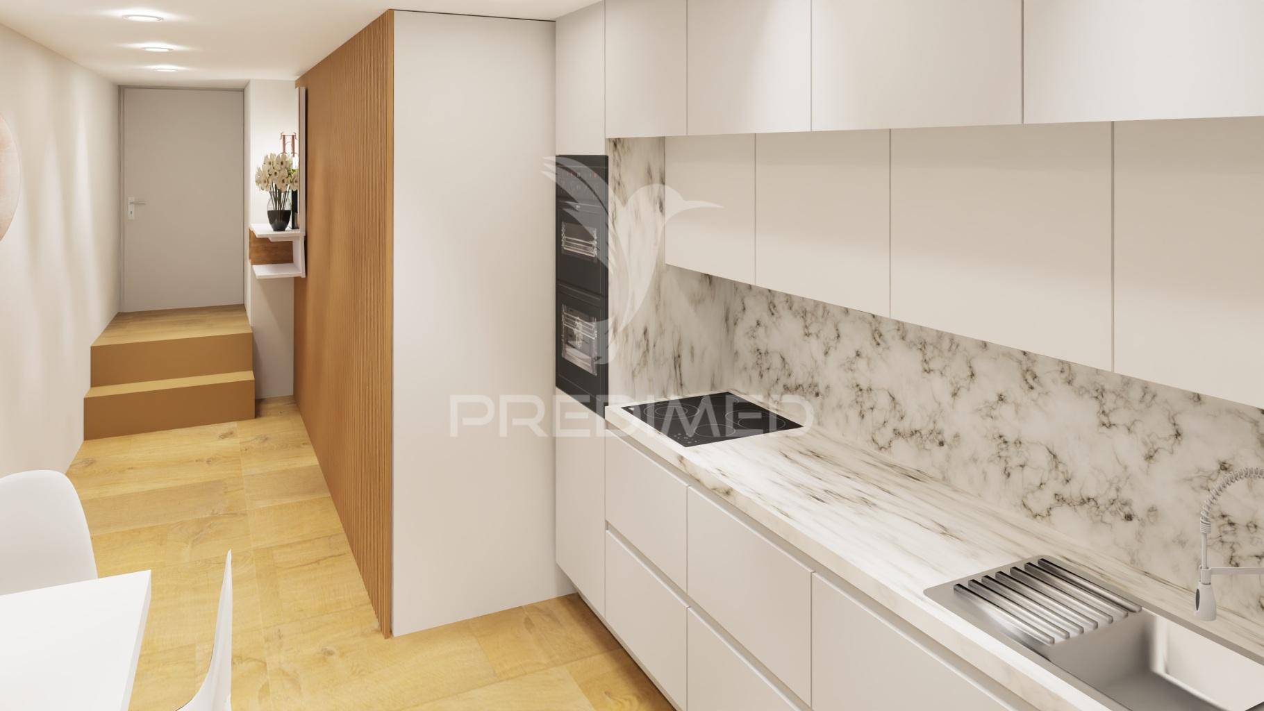 Apartamento t1 no coração de viana