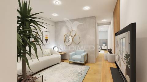 Apartamento t1 no coração de viana
