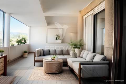 Apartamento t3, com estacionamento, lareira e terraço em ancede (baião)
