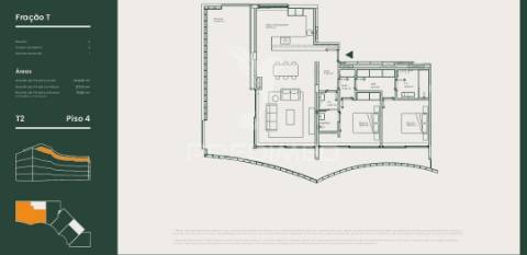 Apartamento t2 premium com vista mar
