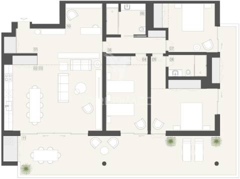 Lagos t3 de 2022 - 210m2 vista mar - piscina sauna garagens