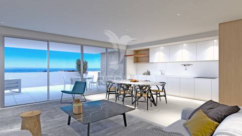 Lagos t3 de 2022 - 210m2 vista mar - piscina sauna garagens