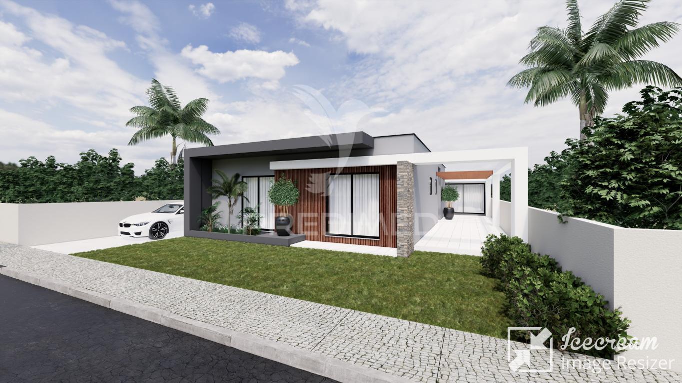Moradia térrea t3+1 com piscina em fernão ferro