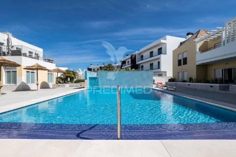Apartamento t2 em condomínio c/ piscina em cabanas de tavira