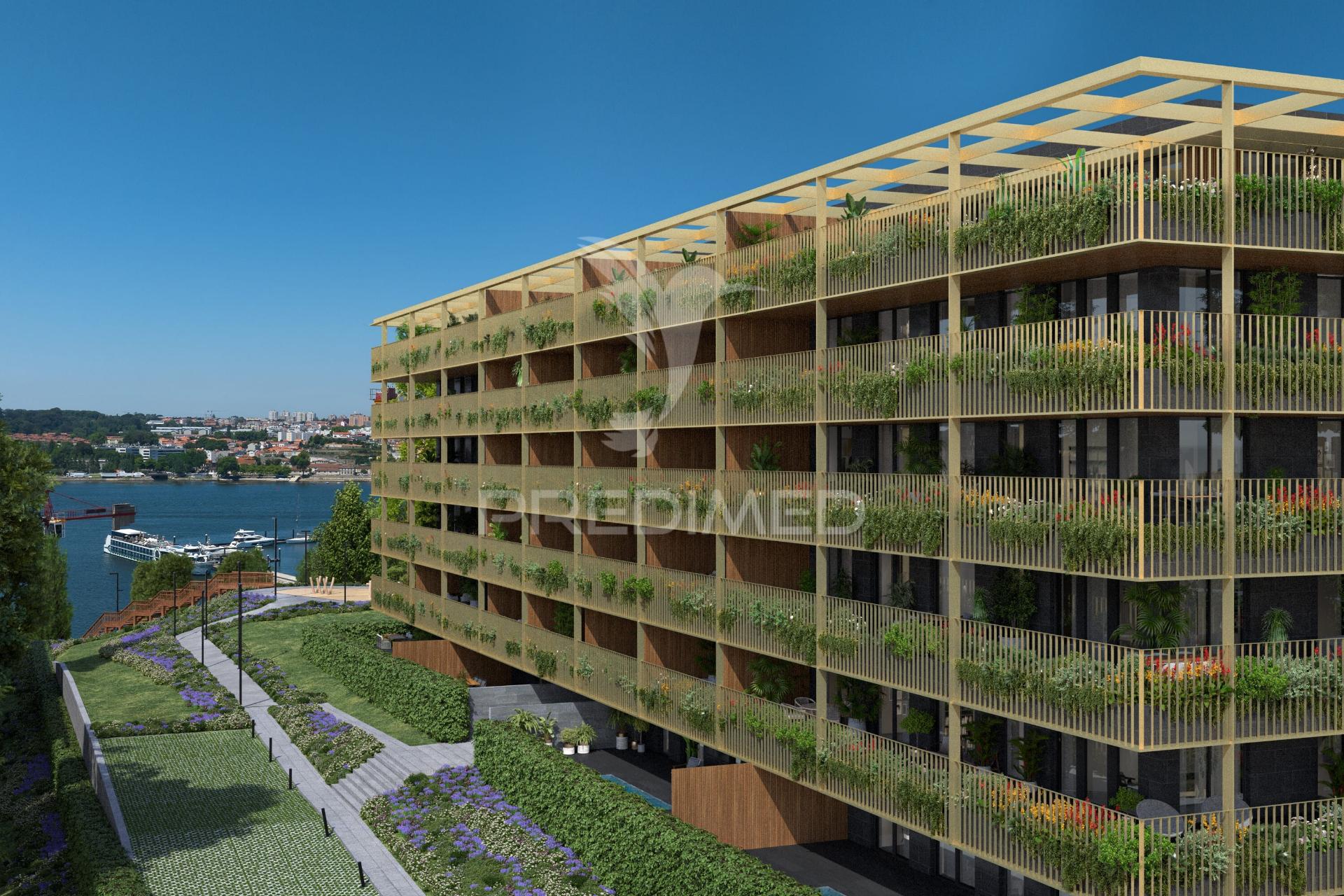 Apartamento t4, no edifício marina douro 1 em canidelo