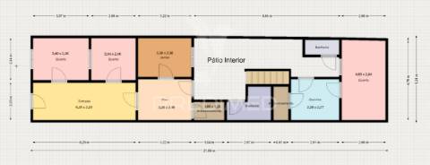 Casa antiga para recuperar, 115m2, bastante central
