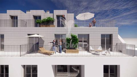 Apartamento em construção tipologia t4 duplex em condomínio fechado