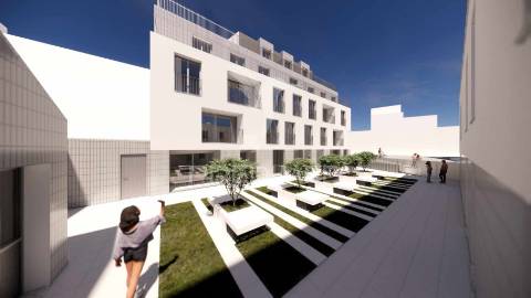 Apartamento em construção tipologia t3 em condomínio fechado