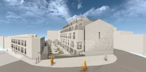 Apartamento em construção tipologia t2 em condomínio fechado