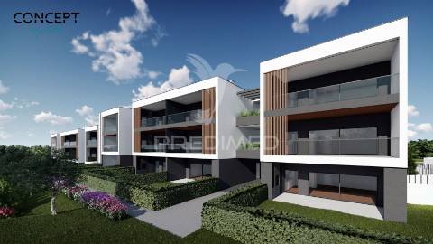 Apartamento t2 em construção a 1.000 m da praia - olhos de água.