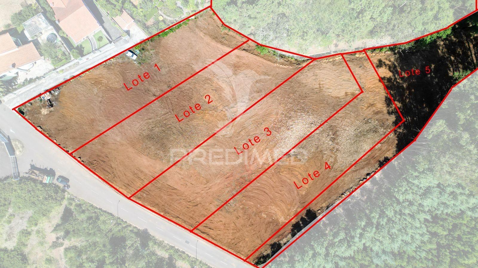 Terreno loteado na camacha – 5 lotes com possibilidade de construir até 10 moradias