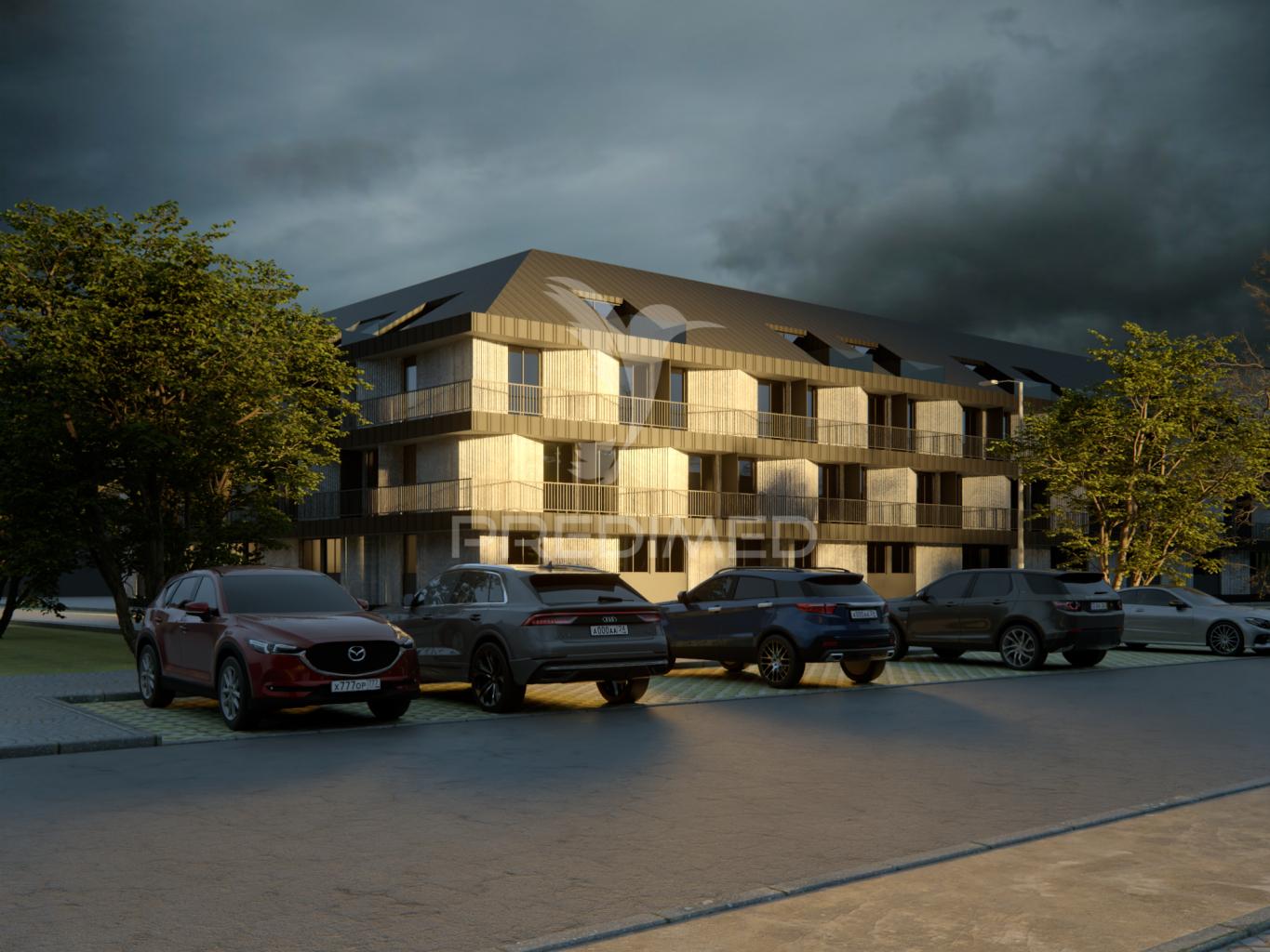 Apartamento t2 com varanda e lugar de garagem em aveiro