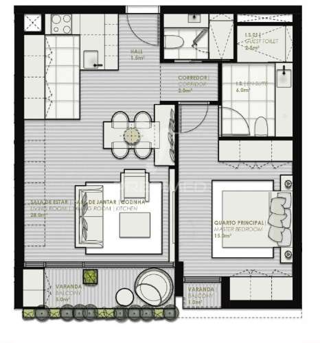 Apartamento t1 - quinta da malata, portimão