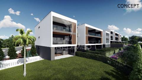 Apartamento t2 em construção a 1.000 m da praia - olhos de água.