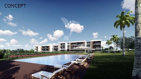 Apartamento t2 em construção a 1.000 m da praia - olhos de água.