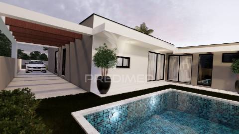 Moradia isolada térrea t3+1 c/ piscina