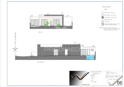 Moradia isolada térrea t3+1 c/ piscina