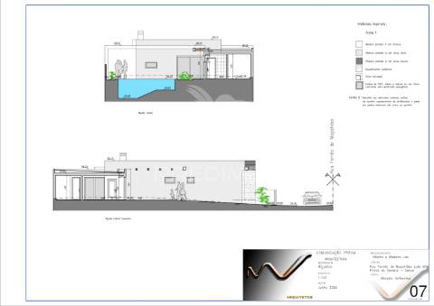 Moradia isolada térrea t3+1 c/ piscina