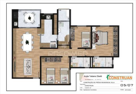 Brasil - apartamento t3 no condomínio villa residence
