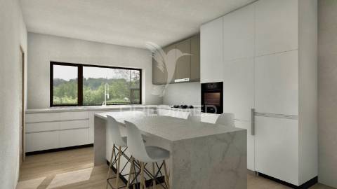 Lote e construção de moradia em banda em merelim s. pedro, braga
