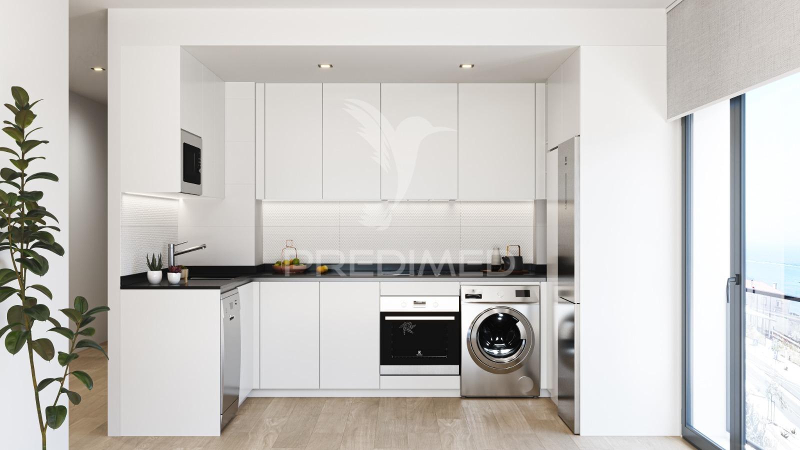 Apartamento t3 com varanda, na quinta do meio