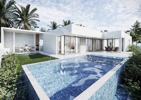 Moradia isolada de  em construção com piscina,sesimbra.