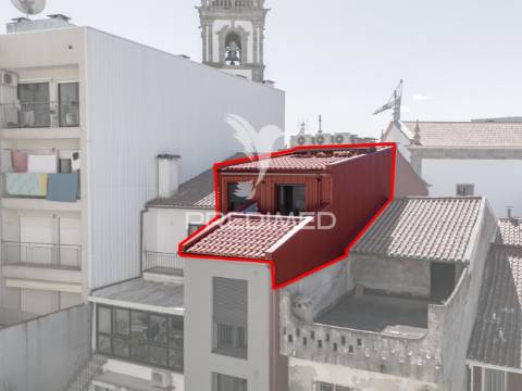Apartamento t0 para arrendamento – cobertura com terraço – braga