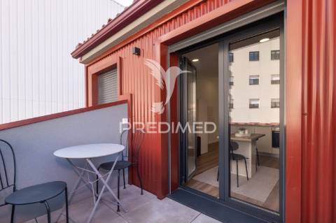 Apartamento t0 para arrendamento – cobertura com terraço – braga